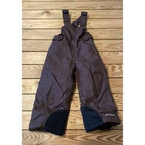Columbia Bib Snow Pants Size 4T Kid’s Brown
